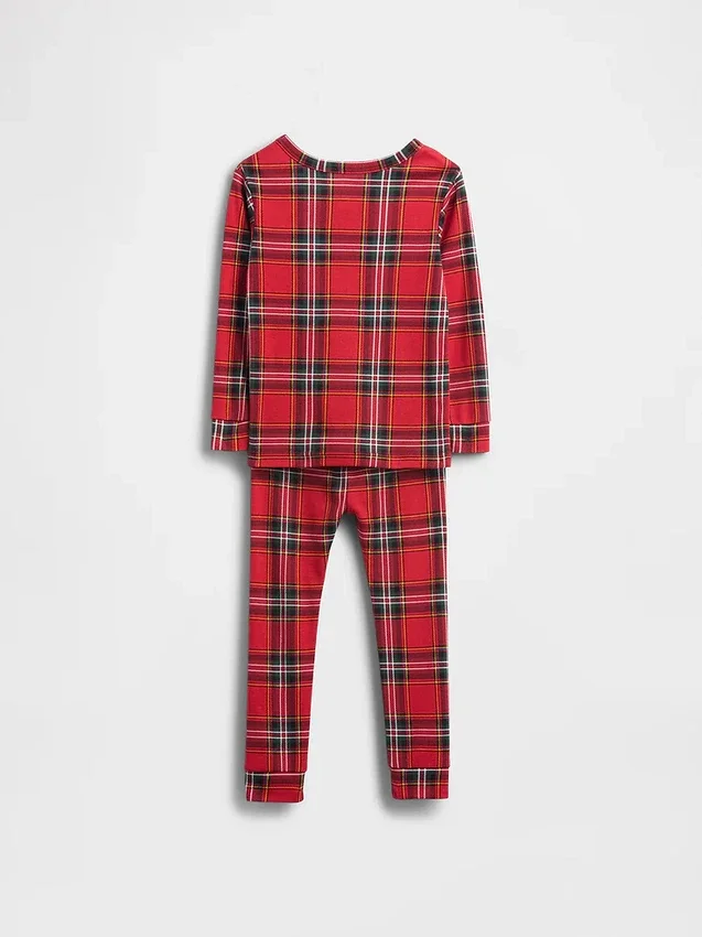 Bio-Pyjama-Set aus gebürsteter Baumwolle für Kinder und Babys