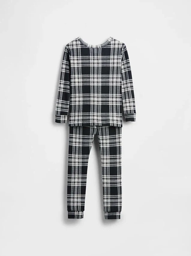 Bio-Pyjama-Set aus gebürsteter Baumwolle für Kinder und Babys