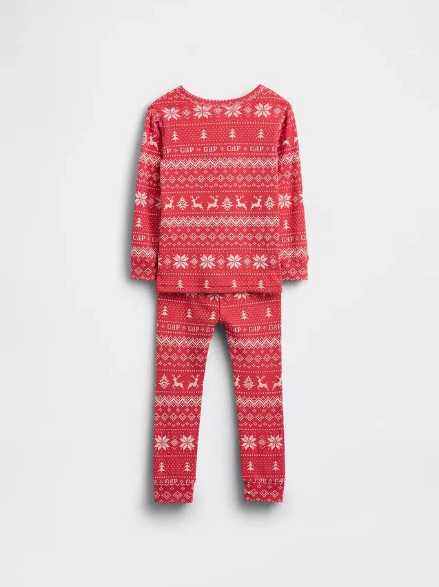 Bio-Pyjama-Set aus gebürsteter Baumwolle für Kinder und Babys