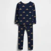 Bio-Pyjama-Set aus gebürsteter Baumwolle für Kinder und Babys