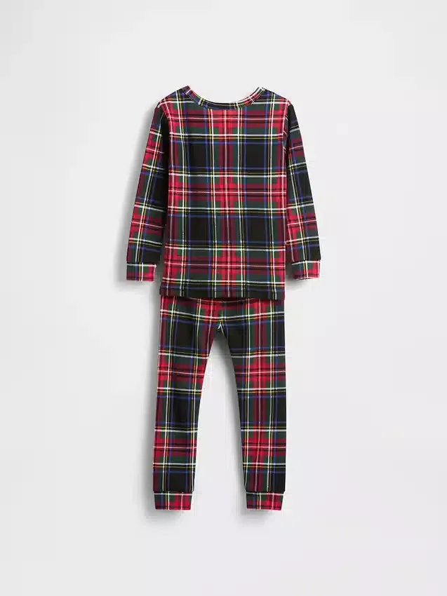 Bio-Pyjama-Set aus gebürsteter Baumwolle für Kinder und Babys