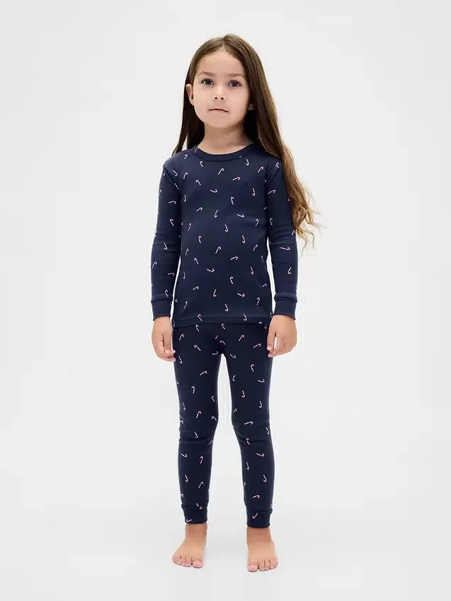 Bio-Pyjama-Set aus gebürsteter Baumwolle für Kinder und Babys