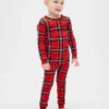 Bio-Pyjama-Set aus gebürsteter Baumwolle für Kinder und Babys