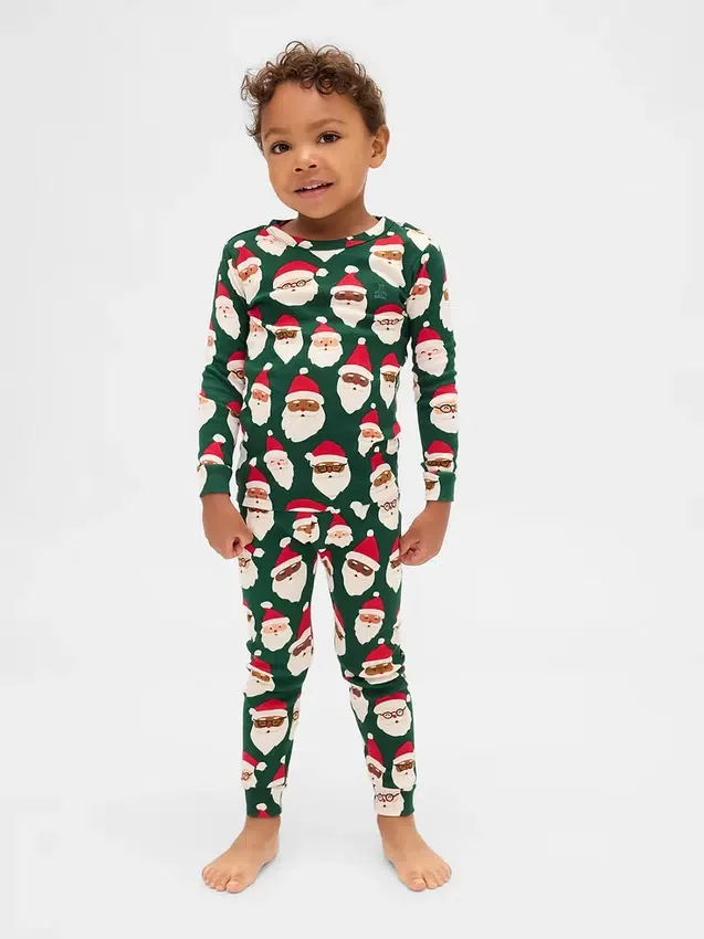 Bio-Pyjama-Set aus gebürsteter Baumwolle für Kinder und Babys