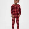 Bio-Pyjama-Set aus gebürsteter Baumwolle für Kinder und Babys