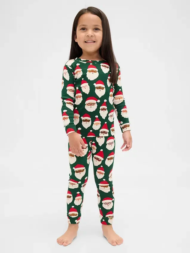 Bio-Pyjama-Set aus gebürsteter Baumwolle für Kinder und Babys