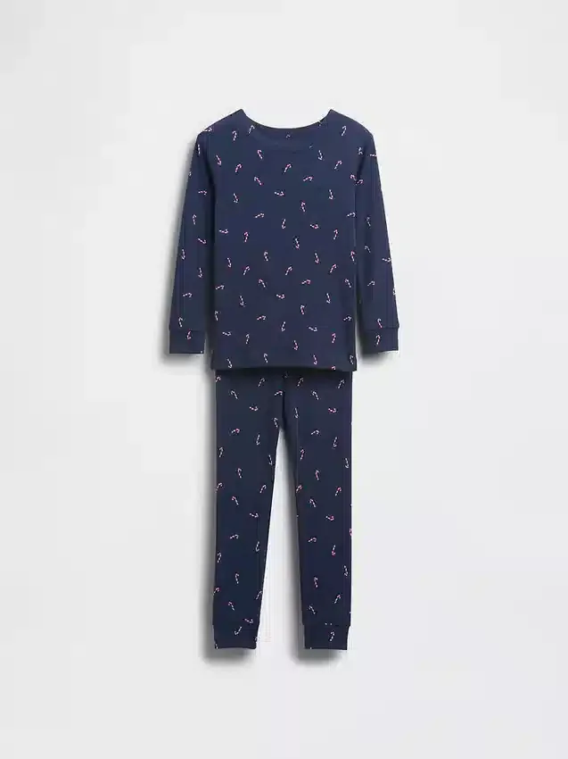 Bio-Pyjama-Set aus gebürsteter Baumwolle für Kinder und Babys