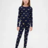 Bio-Pyjama-Set aus gebürsteter Baumwolle für Kinder und Babys