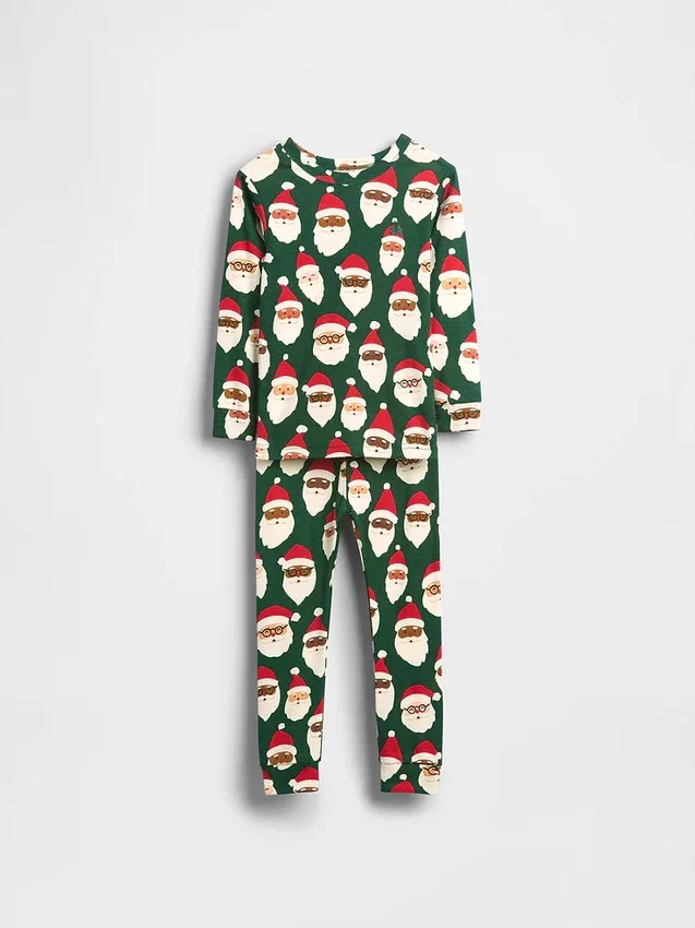 Bio-Pyjama-Set aus gebürsteter Baumwolle für Kinder und Babys