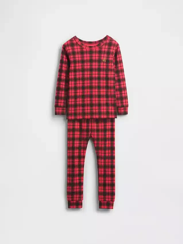 Bio-Pyjama-Set aus gebürsteter Baumwolle für Kinder und Babys