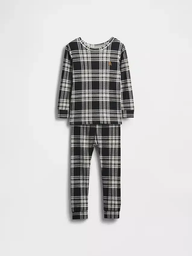 Bio-Pyjama-Set aus gebürsteter Baumwolle für Kinder und Babys