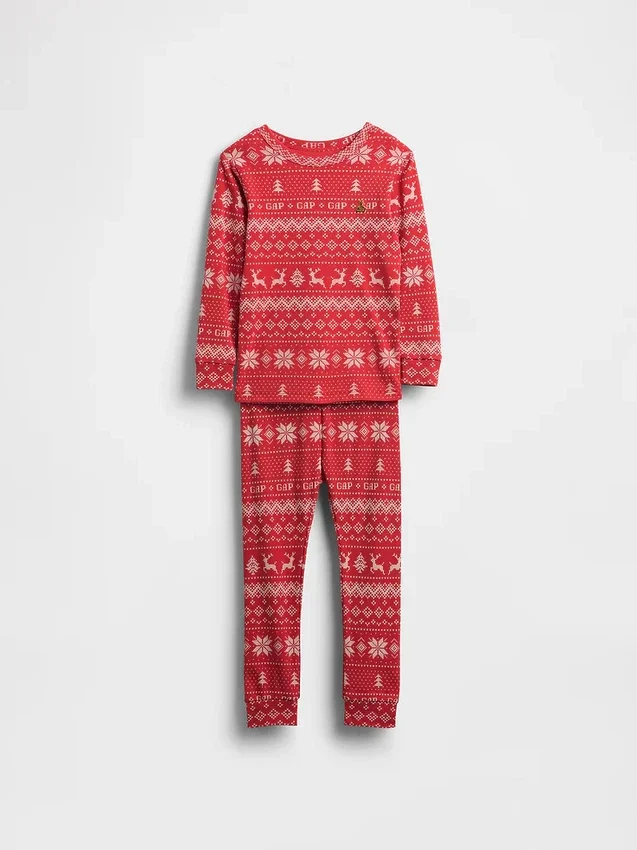 Bio-Pyjama-Set aus gebürsteter Baumwolle für Kinder und Babys