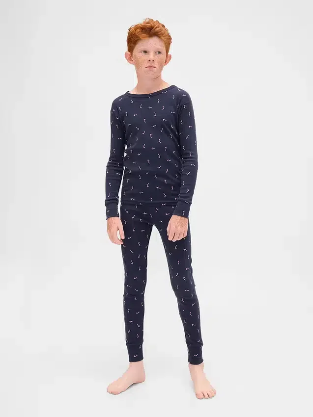 Bio-Pyjama-Set aus gebürsteter Baumwolle für Kinder und Babys