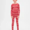 Bio-Pyjama-Set aus gebürsteter Baumwolle für Kinder und Babys