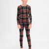 Bio-Pyjama-Set aus gebürsteter Baumwolle für Kinder und Babys