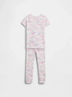 Bio-Pyjama-Set aus gebürsteter Baumwolle mit Dinosaurier-Motiv für Baby & Kleinkind