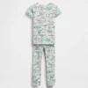 Bio-Pyjama-Set aus gebürsteter Baumwolle mit Dinosaurier-Motiv für Baby & Kleinkind