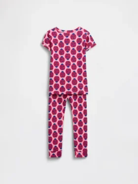 Bio-Pyjama-Set aus gebürsteter Baumwolle mit Marienkäfer-Motiv für Baby & Kleinkind