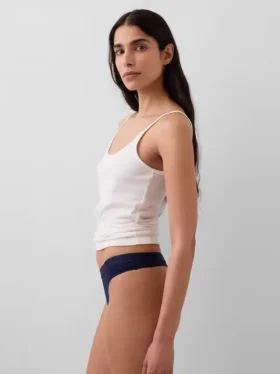 Bio-Stretch-Baumwoll-Tanga mit Logo