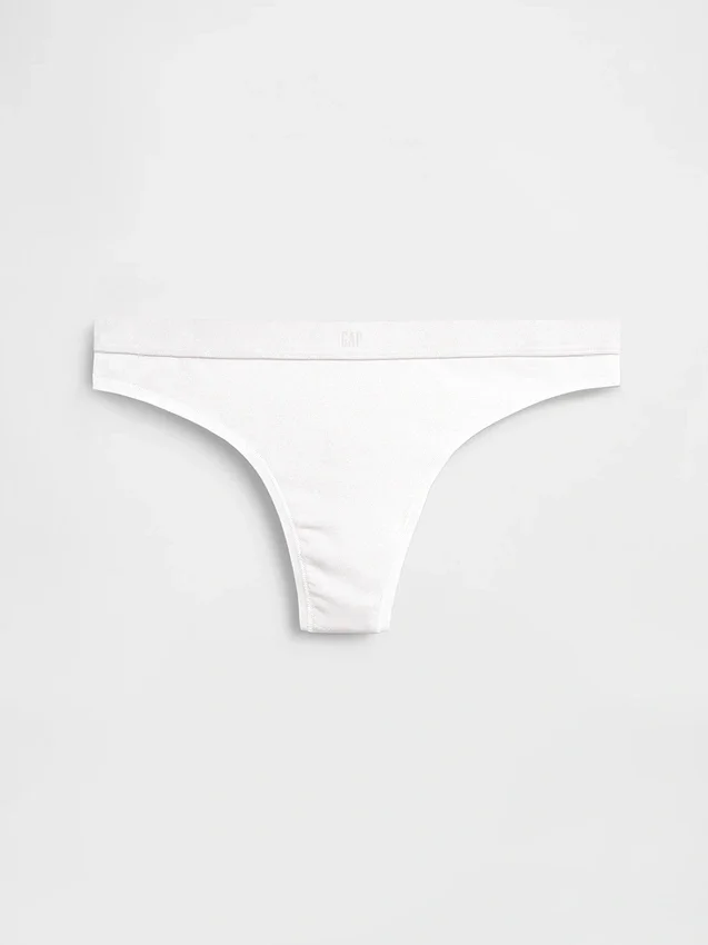 Bio-Stretch-Baumwoll-Tanga mit Logo