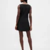 Bistretch-Minikleid mit Knopfleiste