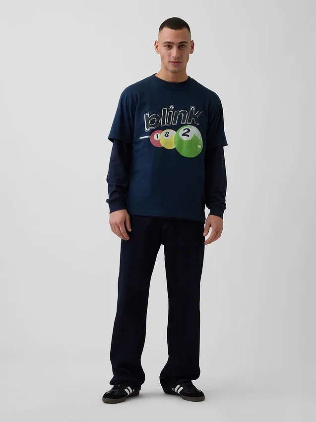 Blink 182 T-Shirt mit Grafik in lockerer Passform