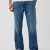 „Blue Relaxed Straight“-Jeans