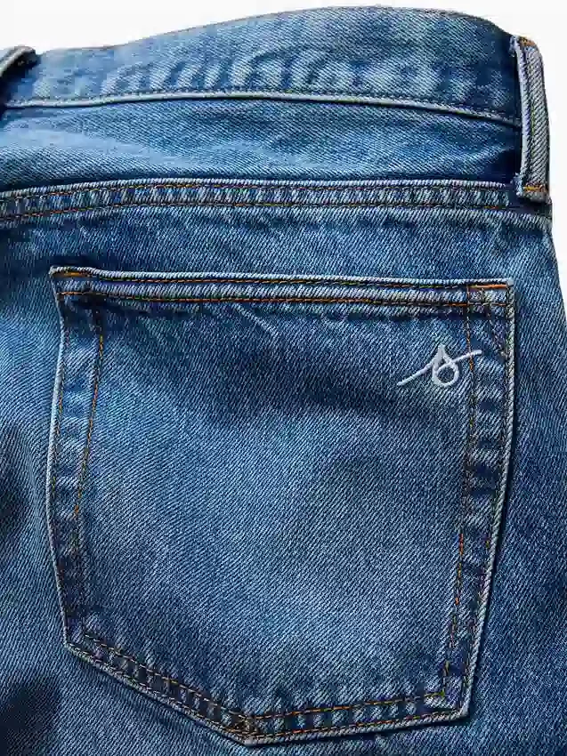 „Blue Relaxed Straight“-Jeans