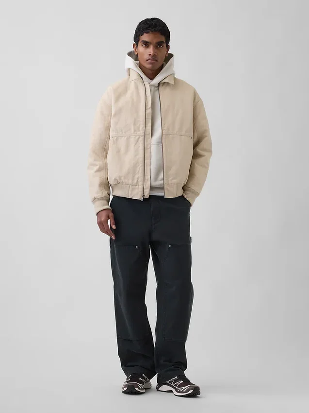 Bomberjacke aus Canvas