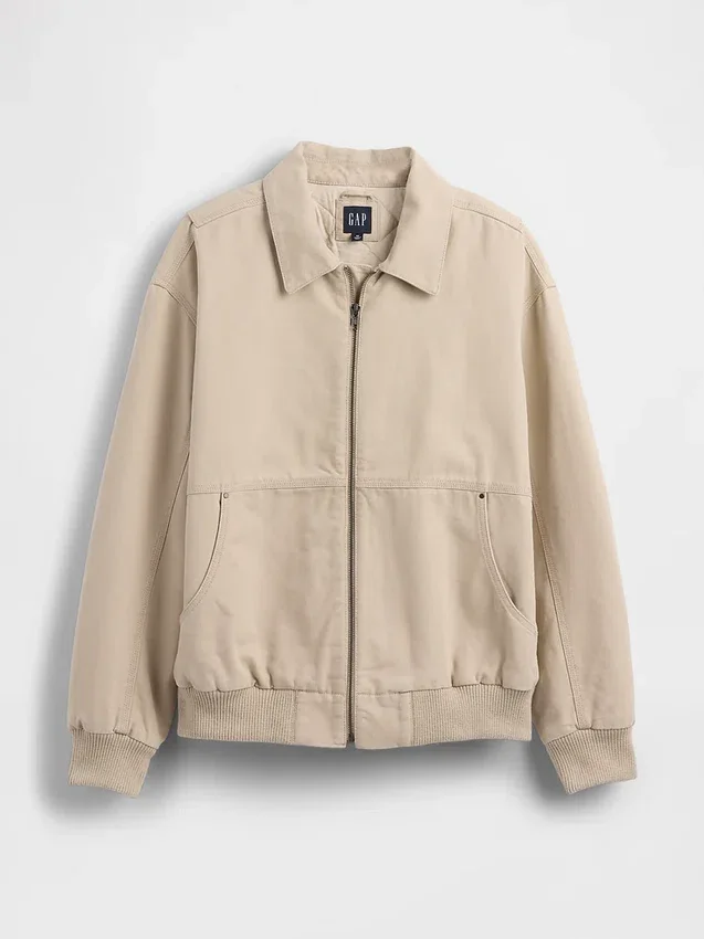 Bomberjacke aus Canvas