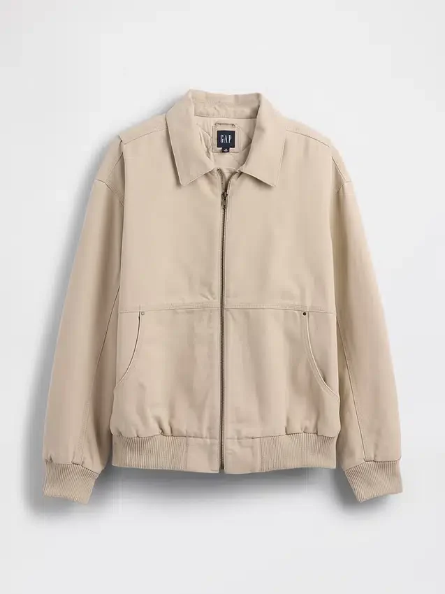 Bomberjacke aus Canvas