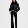 Bomberjacke aus veganem Leder