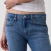 Bootcut-Jeans mit mittlerer Leibhöhe und lockerer Passform