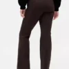 Boots-Hose mit hoher Leibhöhe aus Doppelstrick