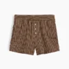 Boxershorts aus Bio-Baumwollpopeline mit Streifenmuster