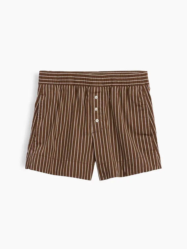 Boxershorts aus Bio-Baumwollpopeline mit Streifenmuster