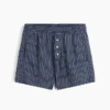 Boxershorts aus Bio-Baumwollpopeline mit Streifenmuster