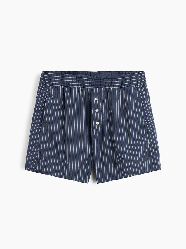 Boxershorts aus Bio-Baumwollpopeline mit Streifenmuster