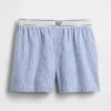 Boxershorts aus Flanell mit Logo