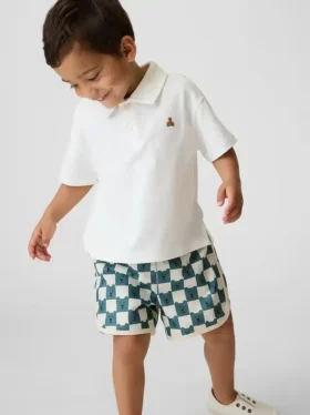 Boxy-Poloshirt für Baby & Kleinkind
