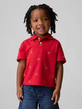 Boxy-Poloshirt für Baby & Kleinkind