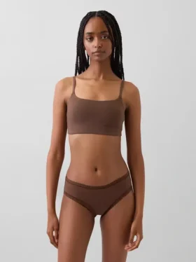 Bralette aus Bio-Stretch-Baumwolle