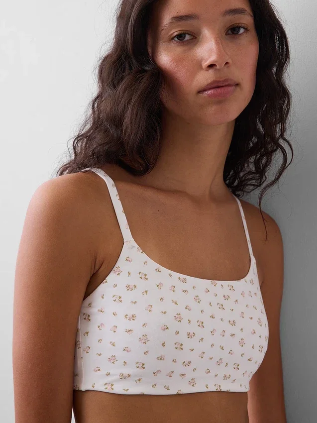 Bralette aus Bio-Stretch-Baumwolle