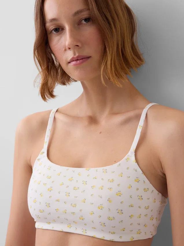 Bralette aus Bio-Stretch-Baumwolle