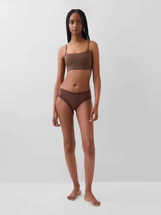 Bralette aus Bio-Stretch-Baumwolle