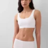 Bralette aus Bio-Stretch-Baumwolle mit Gap Logo