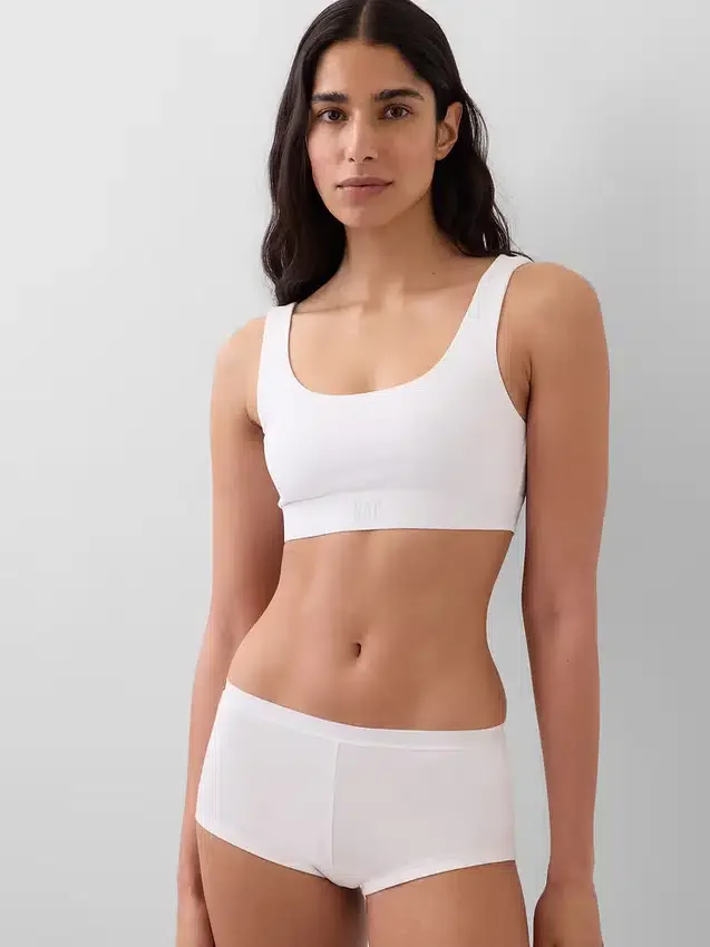 Bralette aus Bio-Stretch-Baumwolle mit Gap Logo