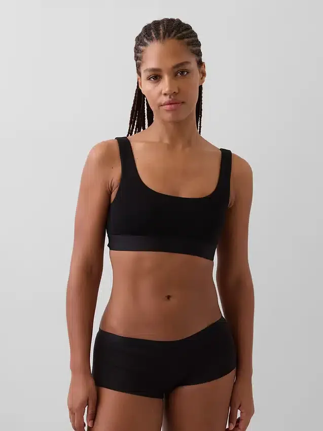 Bralette aus Bio-Stretch-Baumwolle mit Gap Logo