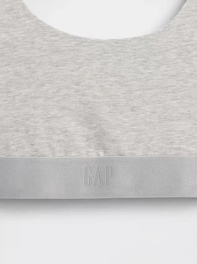 Bralette aus Bio-Stretch-Baumwolle mit Gap Logo