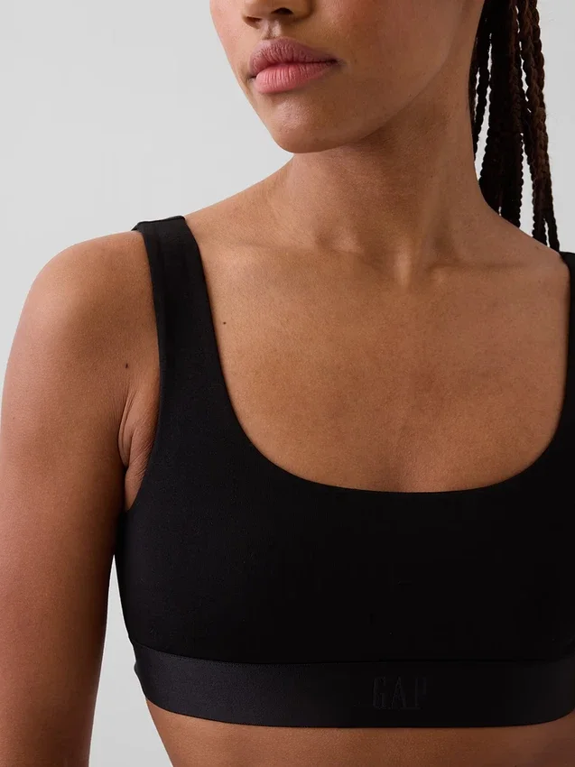 Bralette aus Bio-Stretch-Baumwolle mit Gap Logo